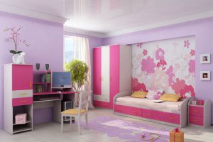Детская комната Вероника для девочки - Мебельная фабрика «НКМ»