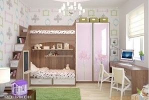 Детская комната Весенняя 578 - Мебельная фабрика «Роникон»