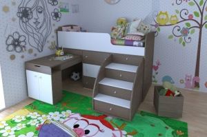 Детская кровать МАЛЫШ 1800 - Мебельная фабрика «Северная Двина»