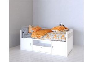 Детская кровать с выдвижными ящиками JOY - Мебельная фабрика «Mamka»