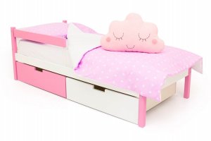 Детская кровать SKOGEN лаванда-белый - Мебельная фабрика «Бельмарко»