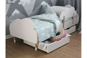 Детская кровать со спинками в виде облака - Мебельная фабрика «Лилель»
