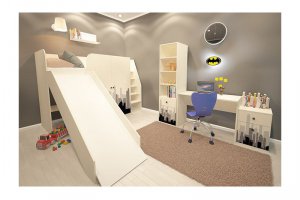 Детская Бэтмен с кроватью-горкой