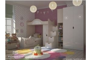 Детская мебель Нежность 593 - Мебельная фабрика «Роникон»