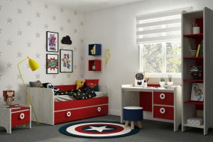 Детская Mini Красный чили - Мебельная фабрика «Клюква»