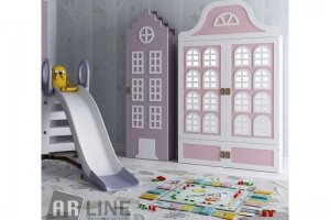 Детский шкаф Домик 2 - Мебельная фабрика «ARLINE»
