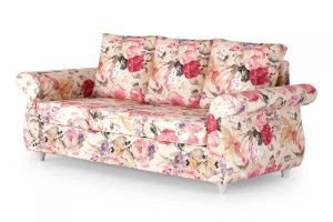 диван ДМ013 с цветами - Мебельная фабрика «Эльнинио»