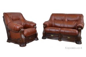 Диван двухместный Каравелла 4 с креслом - Мебельная фабрика «Каравелла»
