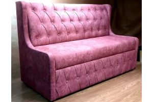 Диван прямой розовый - Мебельная фабрика «ДарВик»