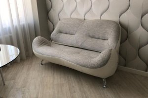 Диван прямой серый Орфей - Мебельная фабрика «Джениуспарк»