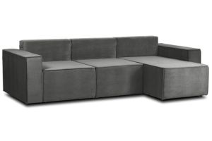 Диван угловой Brick 6 с формованными подушками - Мебельная фабрика «Relax»