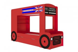 Двухъярусная кровать-автобус Лондон - Мебельная фабрика «Мандарин»
