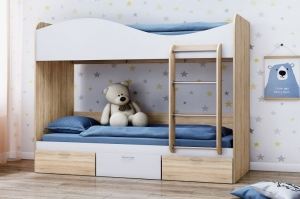 Двухъярусная кровать для детской КР-05 - Мебельная фабрика «Ваша мебель»