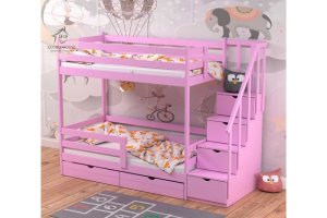Двухъярусная кровать Eсо bed commode - Мебельная фабрика «EcoBedHouse»