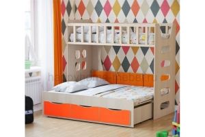 Двухъярусная кровать HAPPY KIDS BIG 2 - Мебельная фабрика «Happy home»
