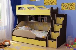 Двухъярусная кровать HAPPY KIDS K-6А SUPERIOR - Мебельная фабрика «Happy home»