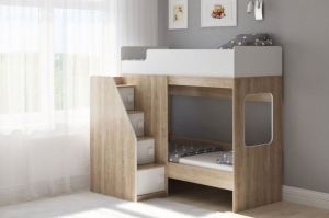 Двухъярусная кровать Легенда D603.3 - Мебельная фабрика «Легенда»