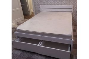 Двуспальная кровать Джесс с ящиками - Мебельная фабрика «Кроваткин18»