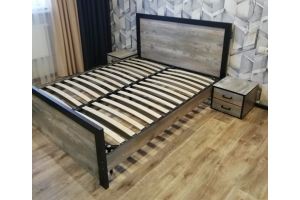 Двуспальная кровать с прикроватными тумбами - Мебельная фабрика «Авангард»