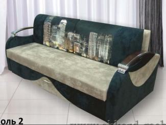 диван прямой Тополь 2 - Мебельная фабрика «Аккорд»
