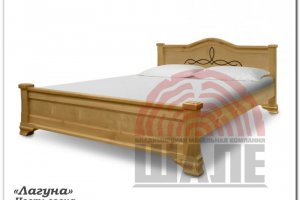 Кровать двуспальная взрослая Лагуна - Мебельная фабрика «ВМК-Шале»