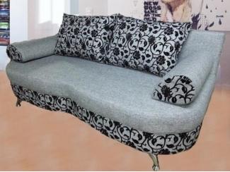 Серый диван Еврокнижка Волна  - Мебельная фабрика «Новый стиль»