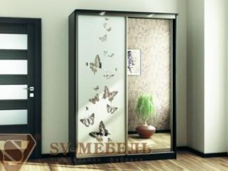 Стильный шкаф-купе Бабочки - Мебельная фабрика «SV-мебель»