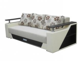 Прямой диван с деревянными ручками Зара-3 - Мебельная фабрика «Кармен»