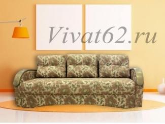 Прямой диван с цветами Дуэт 3 - Мебельная фабрика «Виват»
