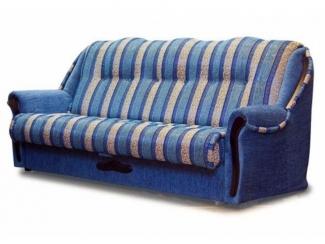 Синий диван в полоску Ниагара 2В - Мебельная фабрика «Ниагара»
