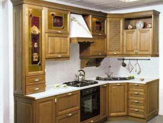 Кухонный гарнитур Береза цвет старый орех - Мебельная фабрика «ARVA»