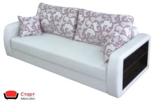 Экокожа диван с полкой Светлана-2 - Мебельная фабрика «СТАРТ»