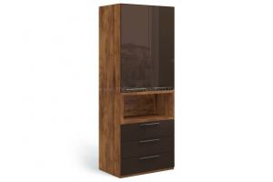 Шкаф распашной Solo Quadro коричневый - Мебельная фабрика «Мебель-Москва»