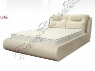 Белая двухспальная кровать Сиена