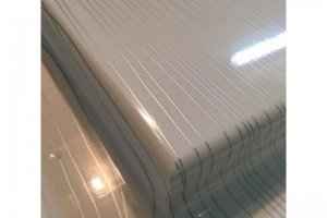 Фасад МДФ Страйп белый глянец - Оптовый поставщик комплектующих «Доминант»