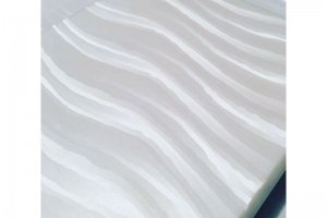 Фасад МДФ Волна платина глянец - Оптовый поставщик комплектующих «Доминант»