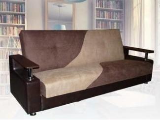 Прямой диван с деревянными подлокотниками Танго  - Мебельная фабрика «Лама»