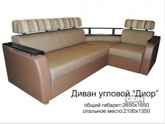 Угловой диван с полкой Дион  - Мебельная фабрика «Best Mebel»