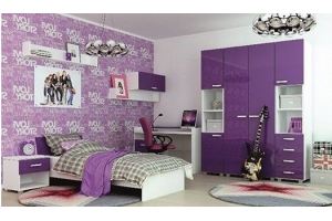 Фиолетовая детская Боска - Мебельная фабрика «Мир Нестандарта»