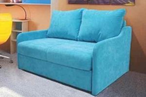 Голубой мини-диван Премьер 4 - Мебельная фабрика «Other Life»