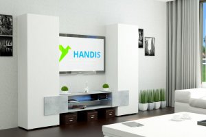 Гостиная Инкастро 1 бетон - Мебельная фабрика «Handis»