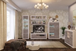 Гостиная Октава композиция 4 - Мебельная фабрика «Памир»
