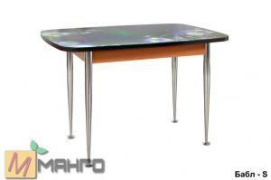 Хромированный стол Бабл S - Мебельная фабрика «Манго»
