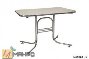 Хромированный стол Болеро S