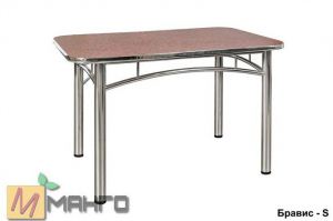 Хромированный стол Бравис S - Мебельная фабрика «Манго»