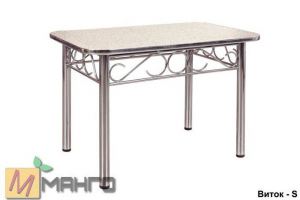 Хромированный стол Виток S - Мебельная фабрика «Манго»