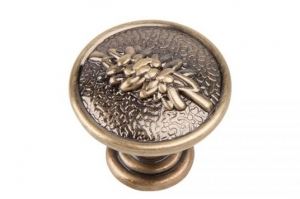 KERRON CLASSIC Ручка-кнопка, античная бронза - Оптовый поставщик комплектующих «МАГАМАКС»