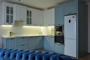 Классическая белая кухня - Мебельная фабрика «Лига»