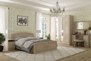 Классическая спальня Виктория Люкс - Мебельная фабрика «НАРУС»