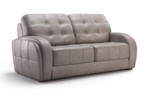 Компактный кожаный диван KONRAD - Мебельная фабрика «Sofmann»